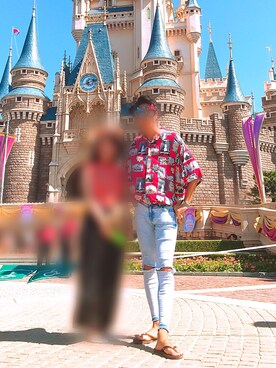 「JAM（ジャム）のアイテム」を使った、まりもとさん（メンズ・180cm）の夏コーディネート