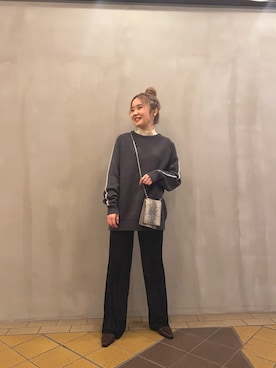 RINAさん（レディース・153cm）の冬コーディネート