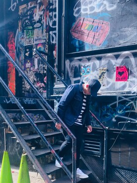 「rag & bone（ラグアンドボーン）のアイテム（ジャケット/アウター）」を使った、snappykenzoさん（メンズ・160cm）の秋コーディネート