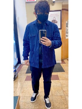 「asos（エイソス）のアイテム（ジャケット/アウター）」を使った、snappykenzoさん（メンズ・160cm）の冬コーディネート