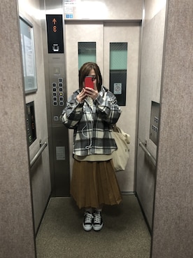 「cepo（セポ）のアイテム（その他アウター）」を使った、くぅちゃんさん（レディース・152cm）の冬コーディネート