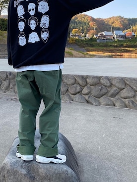 「NIKE（ナイキ）のナイキ エア マックス 95 プレミアム コントラスト ウィメンズシューズ / NIKE AIR MAX 95 PREMIUM CONTRAST（スニーカー）」を使った、xamさん（レディース・150cm）の秋コーディネート