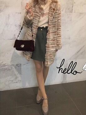 ゆじゅさん（レディース・156cm）の冬コーディネート