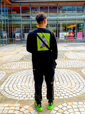 「Paragraph（パラグラフ）のアイテム（パンツ）」を使った、KATSUYAさん（メンズ・171cm）の秋コーディネート