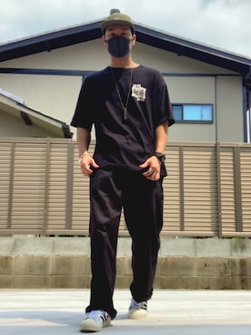 「shei shei co LTD（シェイシェイシーオーエルティディ）のアイテム」を使った、KATSUYAさん（メンズ・171cm）の夏コーディネート