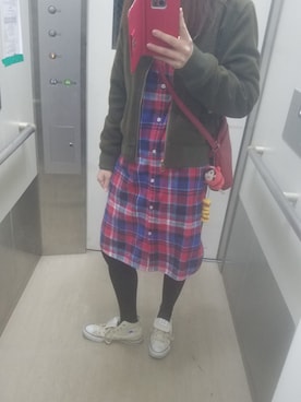 「アイテム（ブルゾン）」を使った、ちぱさん（レディース・160cm・30代）の春コーディネート