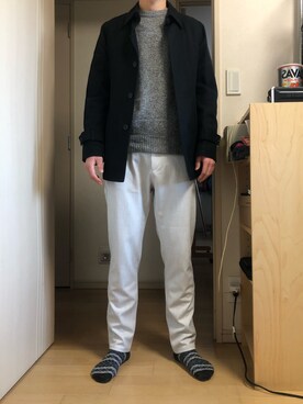 「NICOLE（ニコル）のアイテム（ジャケット/アウター）」を使った、アクセルさん（メンズ・178cm）の冬コーディネート