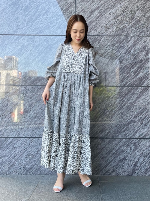 SARA MALLIKA/サラマリカ】 COTTON LUREX DOUBLE FLOWER