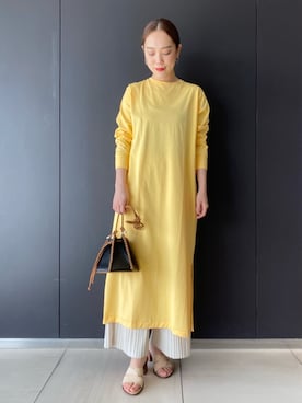 「URBAN RESEARCH ROSSO」｜「アイテム（アクセサリー）」を使った、ayaka kawaharadaさん（レディース・164cm）の春コーディネート