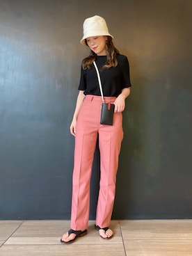 「URBAN RESEARCH ROSSO」｜「アイテム（財布/小物）」を使った、ayaka kawaharadaさん（レディース・164cm）の春コーディネート