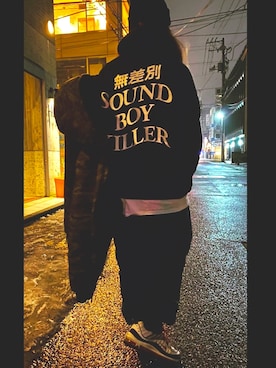 「Back Channel（バックチャンネル）のアイテム（ジャケット/アウター）」を使った、iamtooookoさん（レディース・163cm）の冬コーディネート