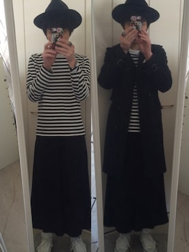 「DIESEL（ディーゼル）のアイテム（トレンチコート）」を使った、藤枝蘭丸さん（メンズ・175cm）の春コーディネート