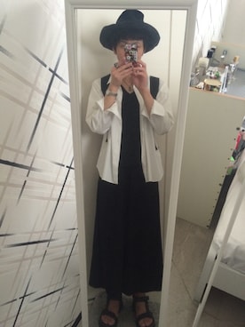 「Rodeo Crowns（ロデオクラウンズ）のアイテム（Tシャツ/カットソー）」を使った、藤枝蘭丸さん（メンズ・175cm）の春コーディネート
