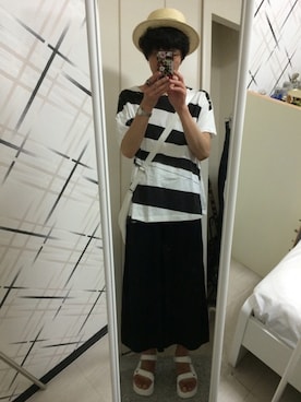 藤枝蘭丸さん(メンズ・175cm)の夏コーディネート