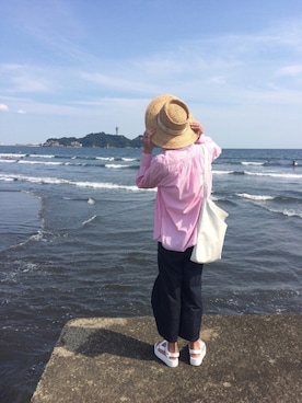 藤枝蘭丸さん(メンズ・175cm)の夏コーディネート