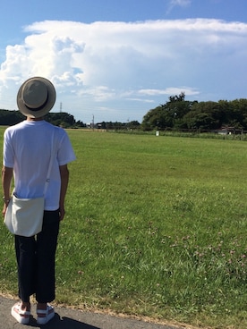 藤枝蘭丸さん(メンズ・175cm)の夏コーディネート