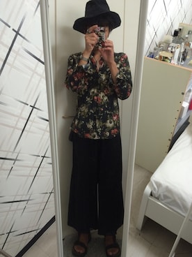 「CABANE de ZUCCa（カバンドズッカ）のアイテム（サンダル）」を使った、藤枝蘭丸さん（メンズ・175cm）の夏コーディネート