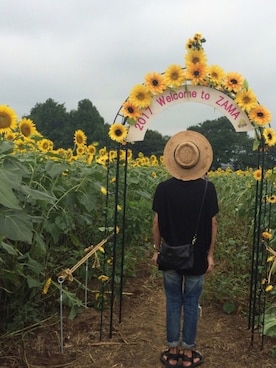 「Rodeo Crowns（ロデオクラウンズ）のアイテム（デニムパンツ）」を使った、藤枝蘭丸さん（メンズ・175cm）の夏コーディネート