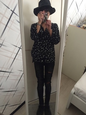 「KINGZ（キングズ）のアイテム」を使った、藤枝蘭丸さん（メンズ・175cm）の秋コーディネート