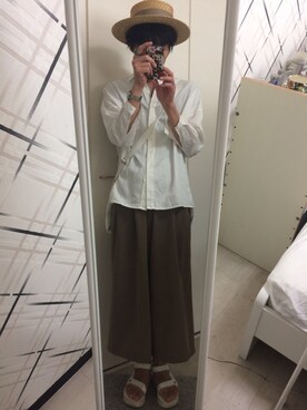 藤枝蘭丸さん(メンズ・175cm)の夏コーディネート