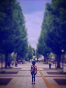 「Teva（テバ）のTeva / プラットフォーム ユニバーサル（サンダル）」を使った、藤枝蘭丸さん（メンズ・175cm）の夏コーディネート