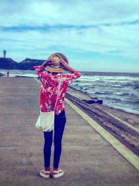 藤枝蘭丸さん(メンズ・175cm)の夏コーディネート