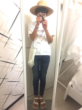 藤枝蘭丸さん(メンズ・175cm)の夏コーディネート