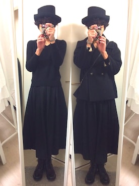 「MOUSSY（マウジー）のアイテム（その他アウター）」を使った、藤枝蘭丸さん（メンズ・175cm）の秋コーディネート