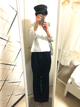 「AZUL by moussy（アズールバイマウジー）のアイテム（サンダル）」を使った、藤枝蘭丸さん（メンズ・175cm）の夏コーディネート