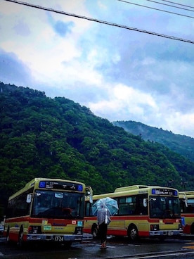 「Teva（テバ）のTeva / プラットフォーム ユニバーサル（サンダル）」を使った、藤枝蘭丸さん（メンズ・175cm）の夏コーディネート