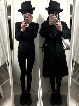 「MOUSSY（マウジー）のアイテム（その他アウター）」を使った、藤枝蘭丸さん（メンズ・175cm）の春コーディネート
