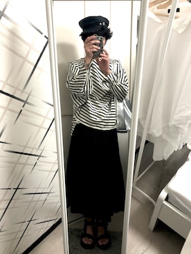 「CABANE de ZUCCa（カバンドズッカ）のアイテム（シューズ）」を使った、藤枝蘭丸さん（メンズ・175cm）の夏コーディネート