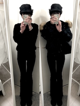 「MOUSSY（マウジー）のアイテム（ブルゾン）」を使った、藤枝蘭丸さん（メンズ・175cm）の秋コーディネート