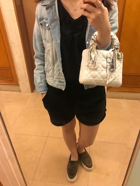 「APM Monacoのアイテム（リング）」を使った、michelledaidai さん（レディース・159cm）の春コーディネート