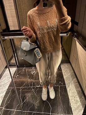 「blue」｜「アイテム（カーディガン/ボレロ）」を使った、michelledaidai さん（レディース・159cm）の春コーディネート