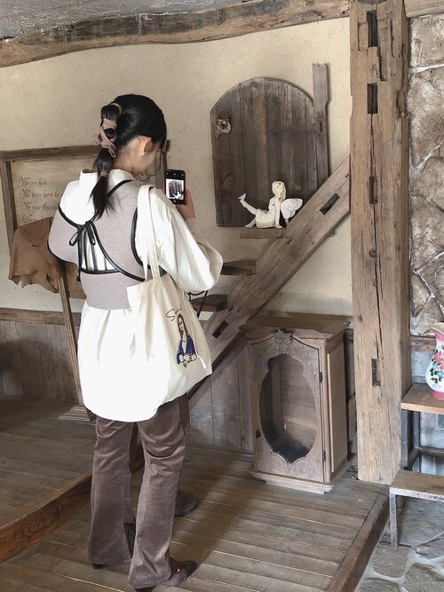 彼氏にかわいいって言われたい W Closetのtシャツ カットソーを使ったコーディネート Wear