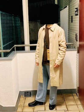 「PRADA（プラダ）のアイテム（モカシン/デッキシューズ）」を使った、むらかみさん（メンズ・176cm）の春コーディネート