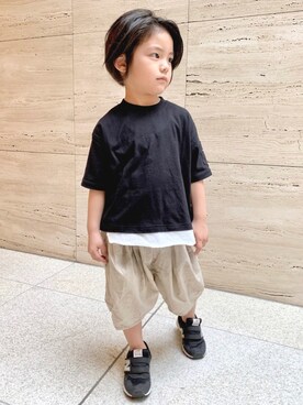 𝗧𝗼𝗻𝗮𓃟𝗡𝗮𝘀𝗵𝗶さん（キッズ・100cm）の夏コーディネート