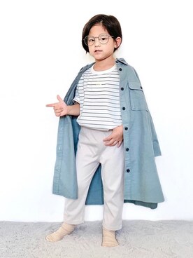 𝗧𝗼𝗻𝗮𓃟𝗡𝗮𝘀𝗵𝗶さん(キッズ・110cm)の夏コーディネート