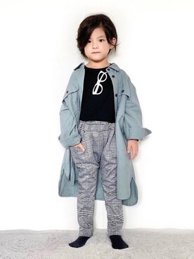 𝗧𝗼𝗻𝗮𓃟𝗡𝗮𝘀𝗵𝗶さん（キッズ・110cm）の秋コーディネート