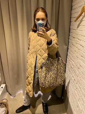 「BLACK BY MOUSSY（ブラックバイマウジー）のJAVA light gray denim<ジャワ ライトグレーデニム>（デニムパンツ）」を使った、☺︎hal☺︎さん（レディース・163cm）の秋コーディネート