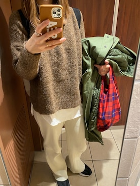 ☺︎hal☺︎さん（レディース・163cm）の冬コーディネート