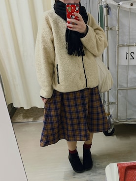 「アイテム（シャツワンピース）」を使った、床さん（レディース・164cm・20代）の春コーディネート