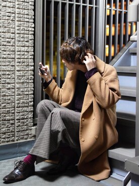 ぬぬーしゅさん（メンズ・172cm）の冬コーディネート