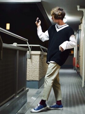 ぬぬーしゅさん（メンズ・172cm）の春コーディネート