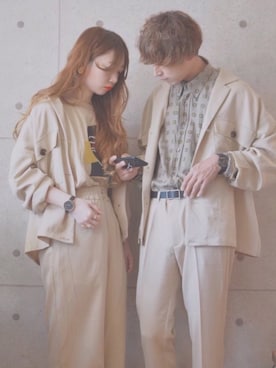 ぬぬーしゅさん（メンズ・172cm）の春コーディネート