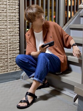 ぬぬーしゅさん(メンズ・170cm)の夏コーディネート