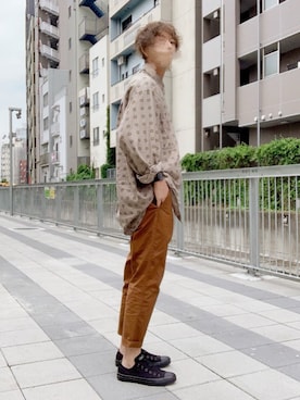 ぬぬーしゅさん（メンズ・172cm）の夏コーディネート