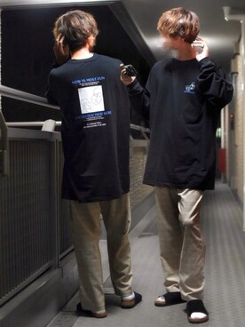 「kutirfurugi」｜ぬぬーしゅさん（メンズ・172cm）の夏コーディネート