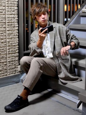 「kutirfurugi」｜ぬぬーしゅさん（メンズ・172cm）の夏コーディネート